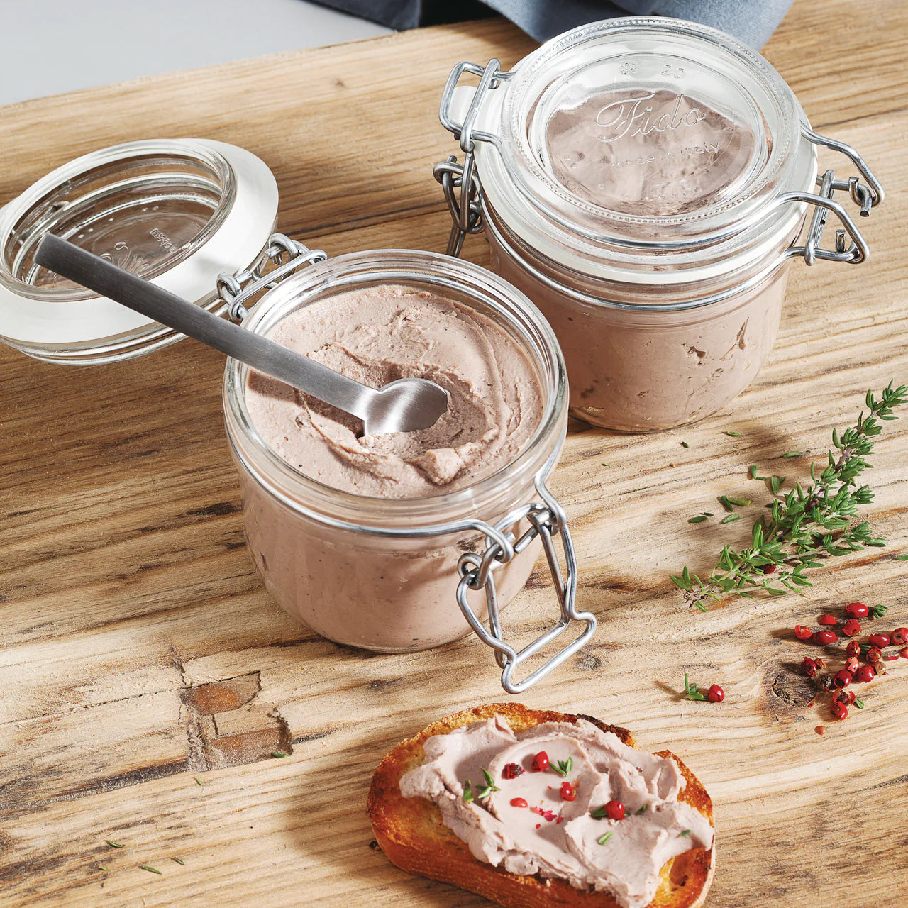 Bormioli Rocco Fido Cylinder 35cl. Food Jar, Clear